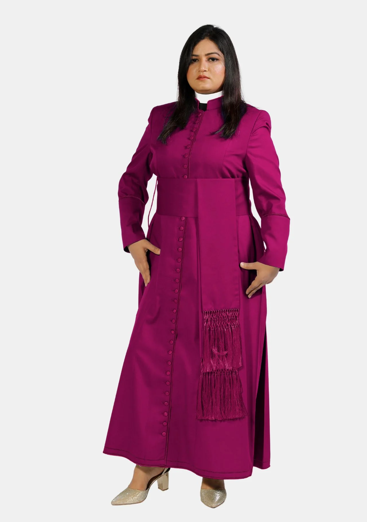 Women Bishop White Rochet - Image 6