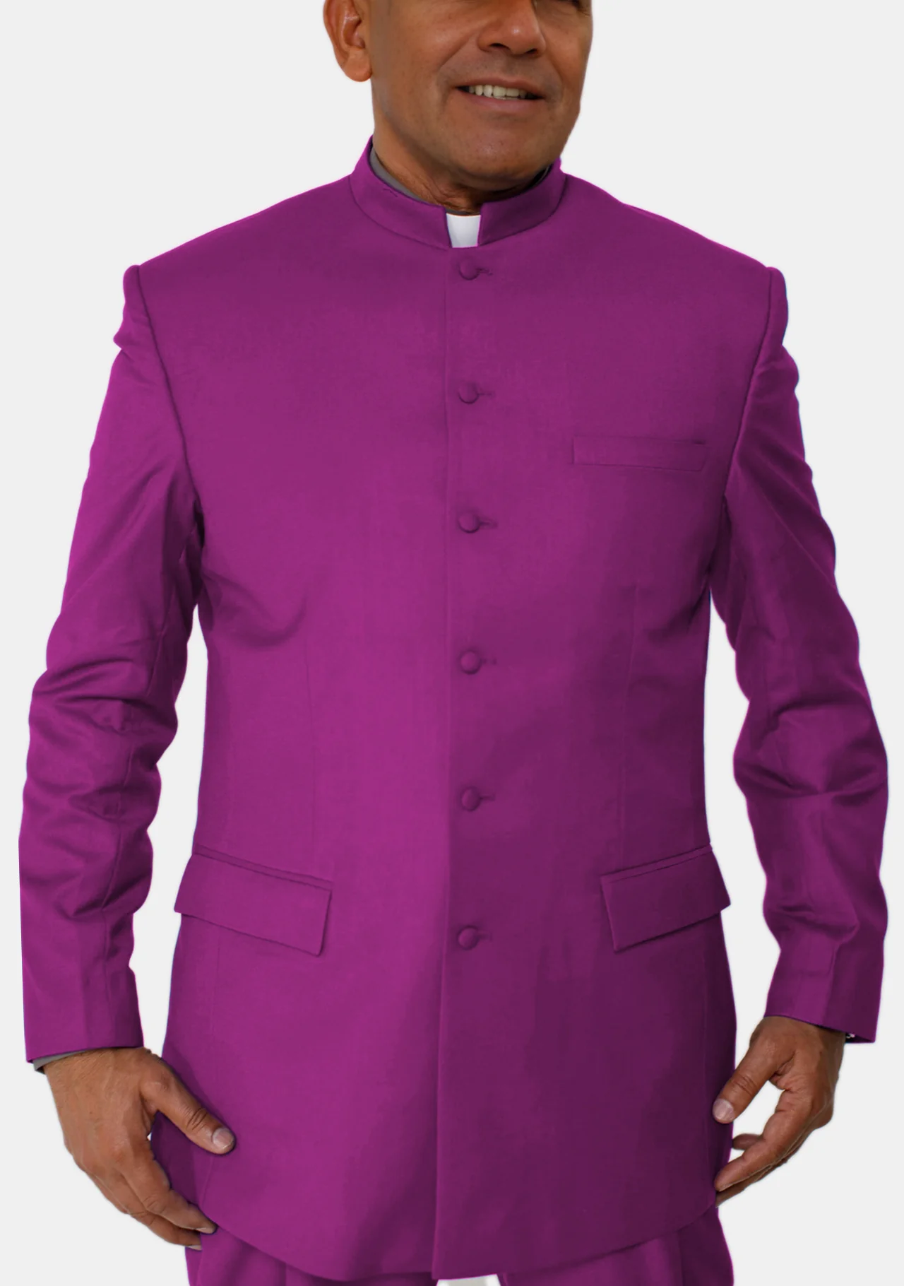 Red Purple Mens eClergy's Suit - Image 3