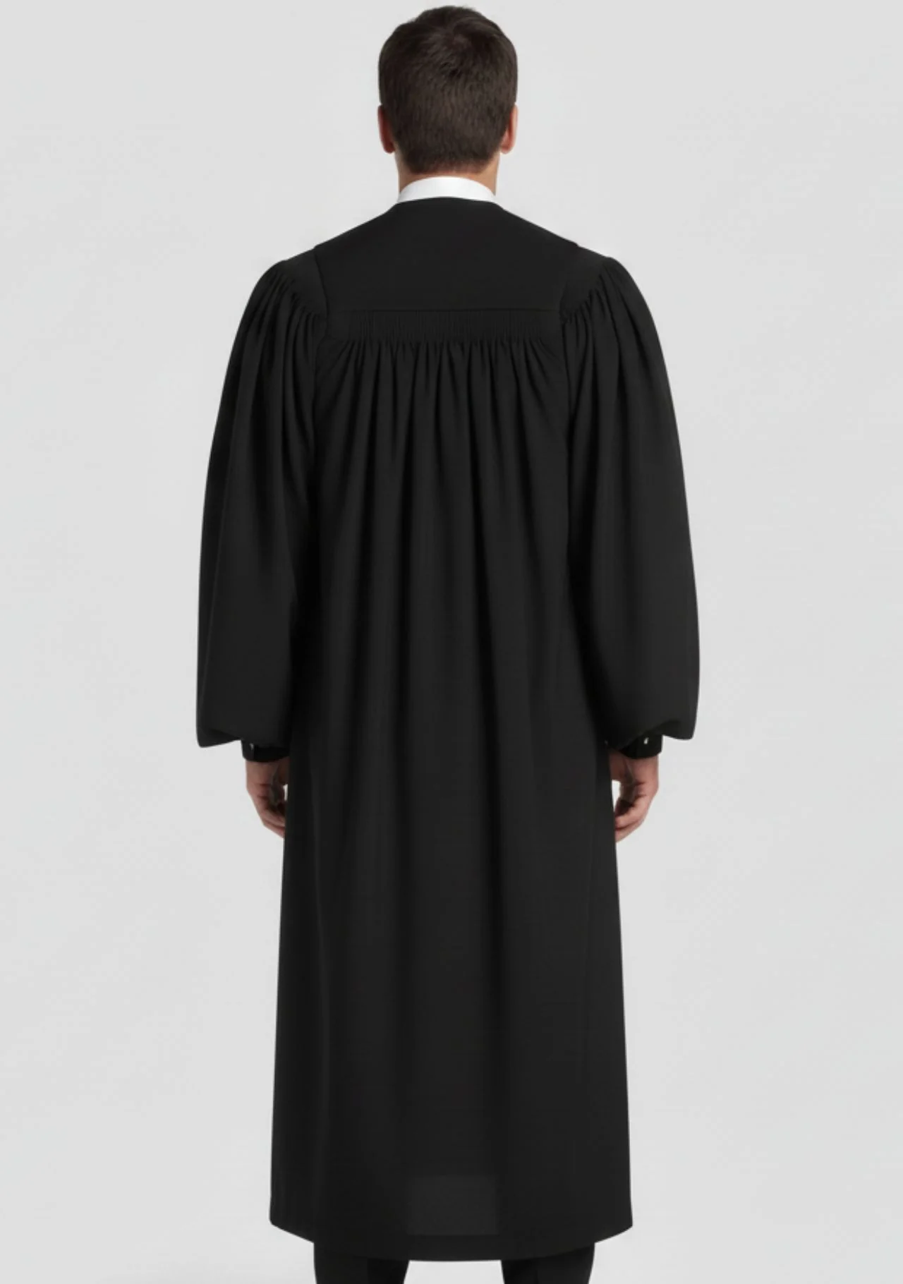 Duston Geneva Pulpit Robe for Men Black - Image 2