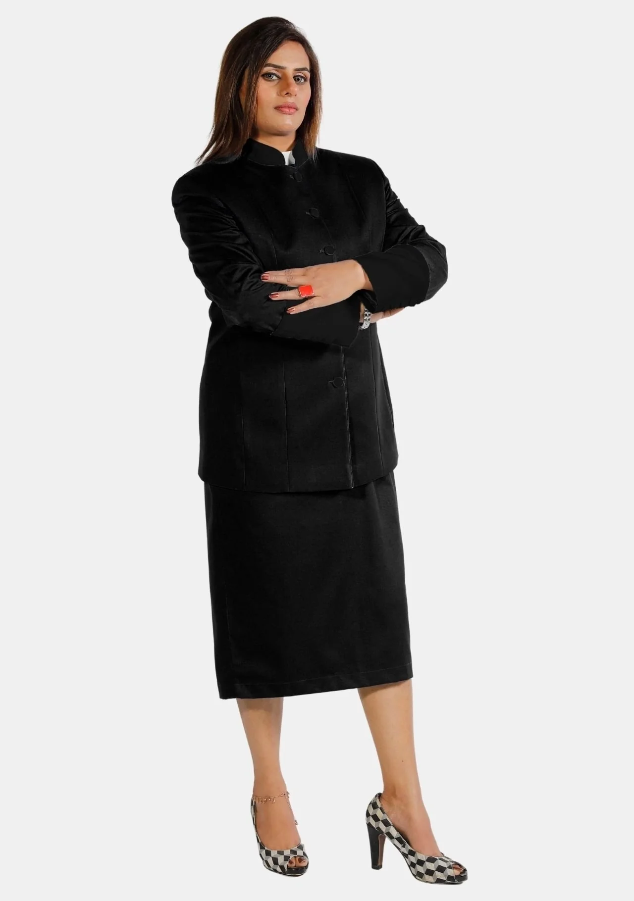 Black eClergy's Skirt Suits for Women - Image 2