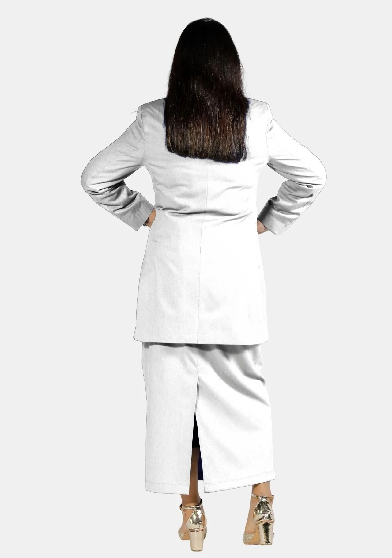 Female White Clergy Suit - Image 3
