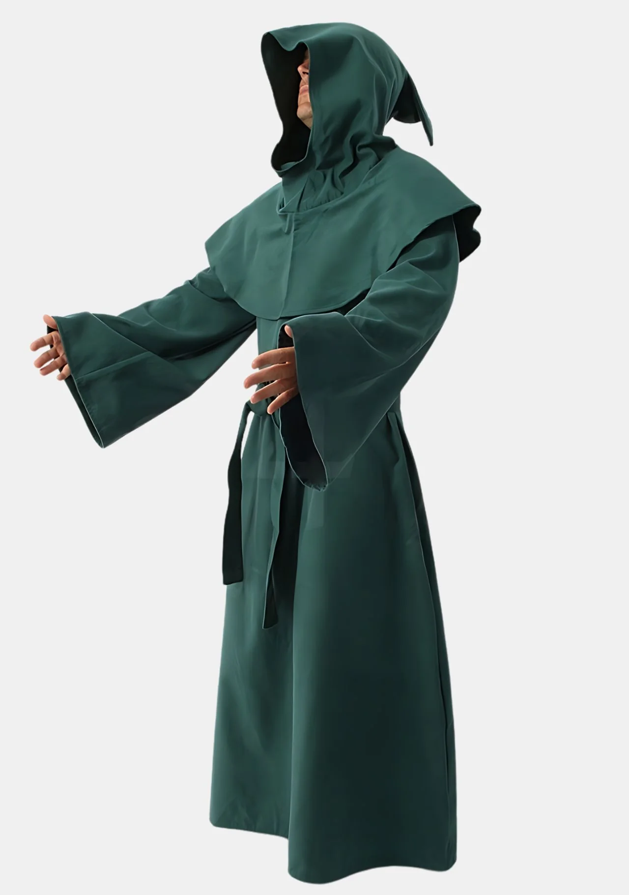 Conventional Green Monk Robe - Image 4