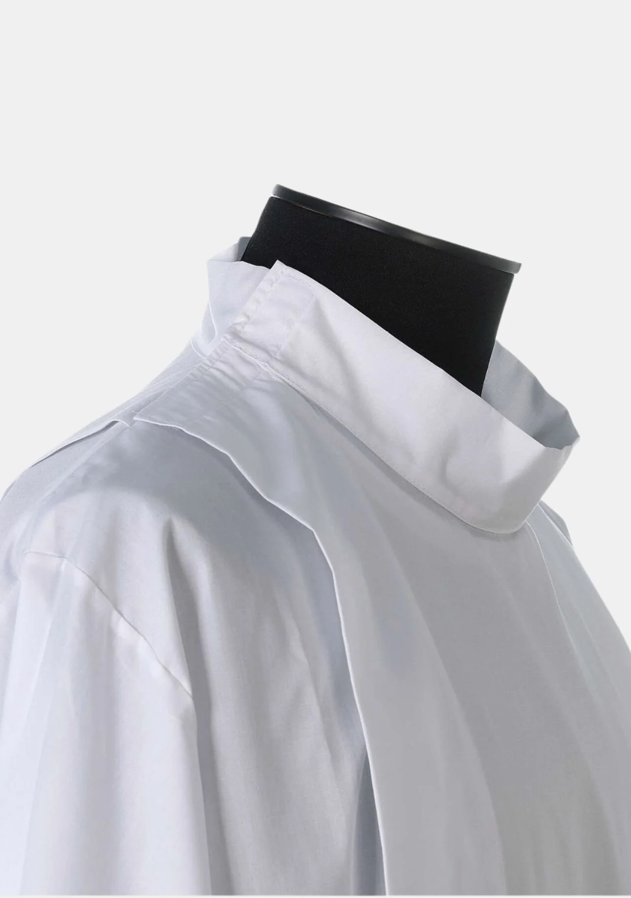 Double Pleat Pastor Alb for Men - Image 3