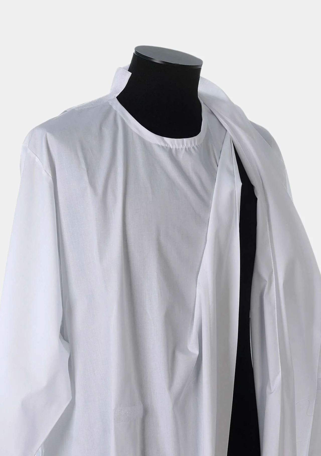 Double Pleat Pastor Alb for Men - Image 7