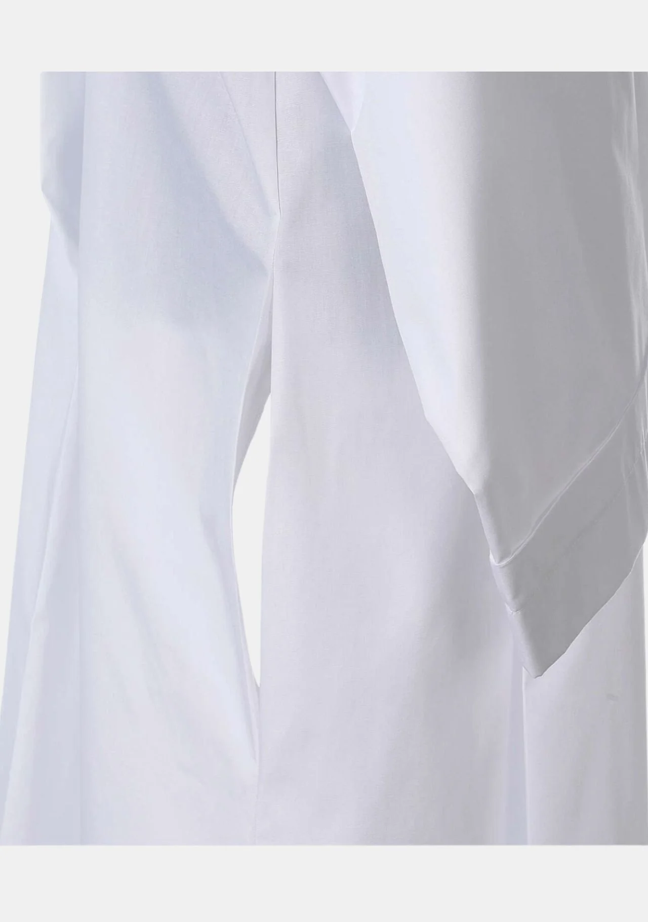 Double Pleat Pastor Alb for Men - Image 9