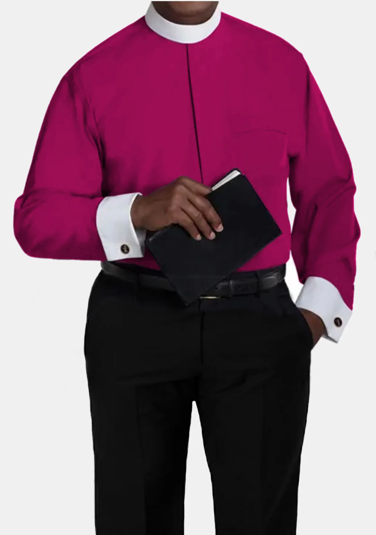Bishop Purple Full Collar eClergy's Shirts - Image 6