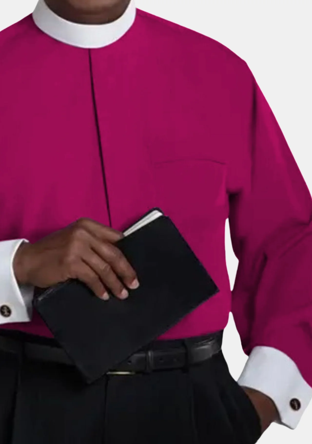 Bishop Purple Full Collar eClergy's Shirts - Image 8