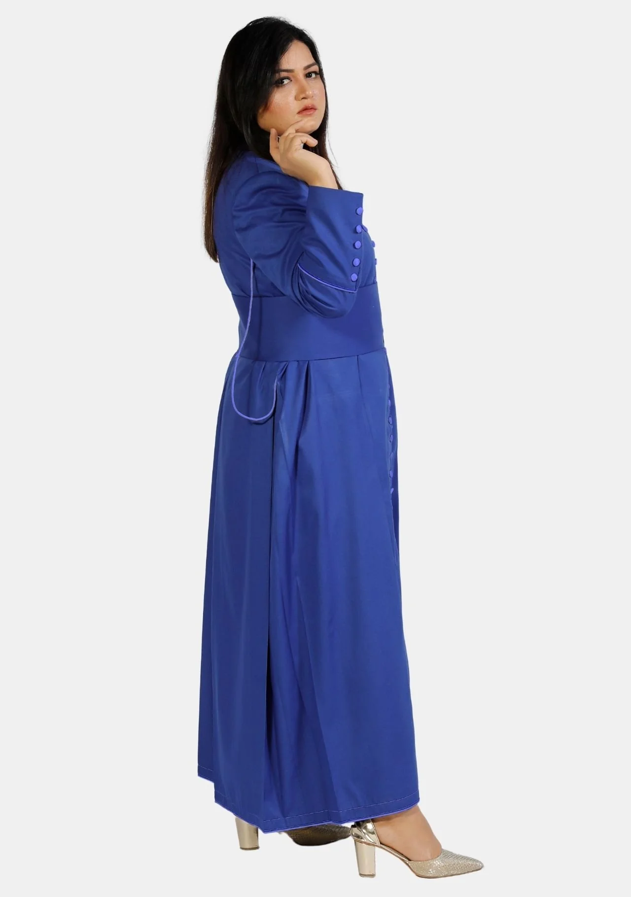 Gorgeous Royal Blue Cassock for Women - Image 3