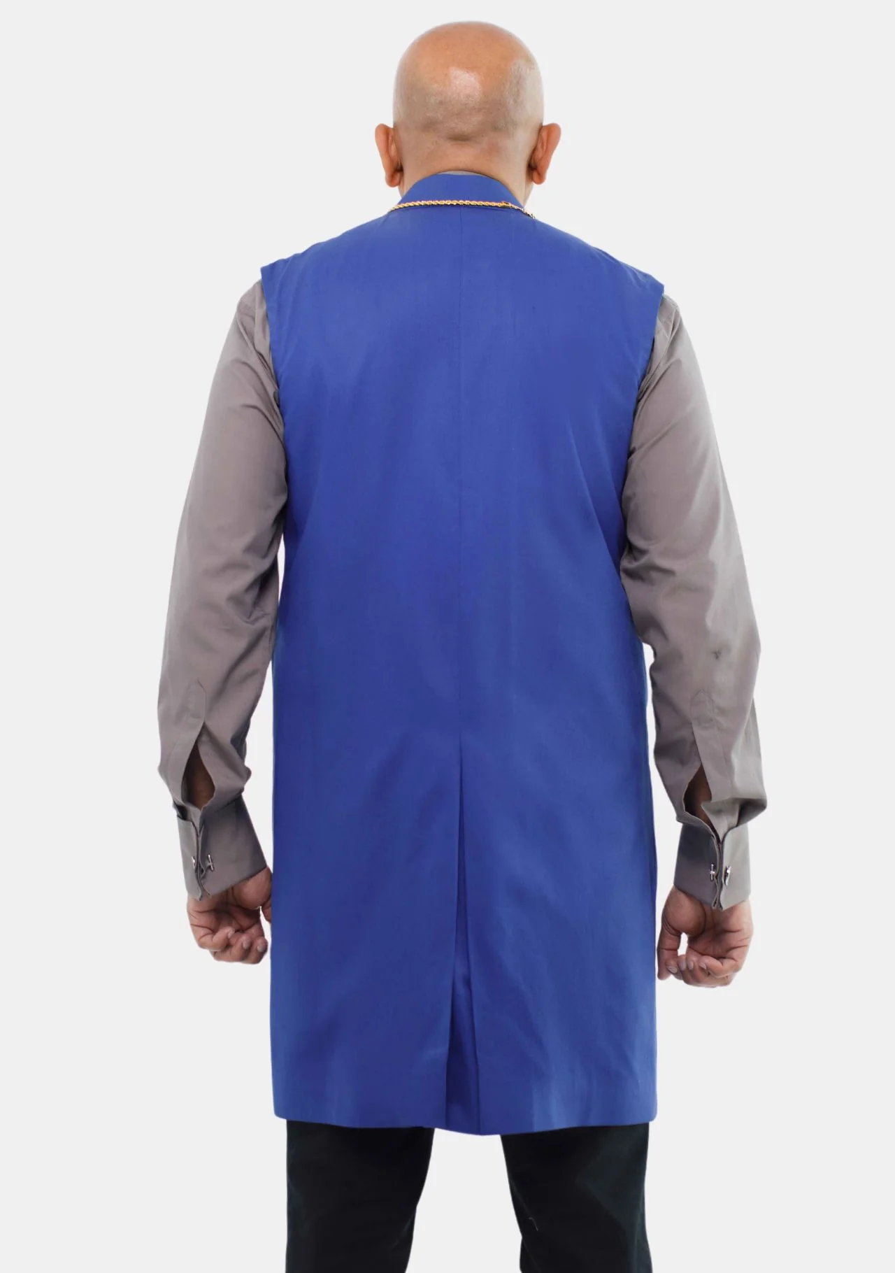 Pulpit Pinafore Royal Blue Clergy Apron for Men - Image 5