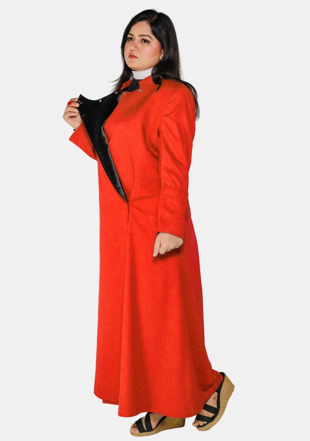 Radiant Red Anglican Cassock for Women - Image 2