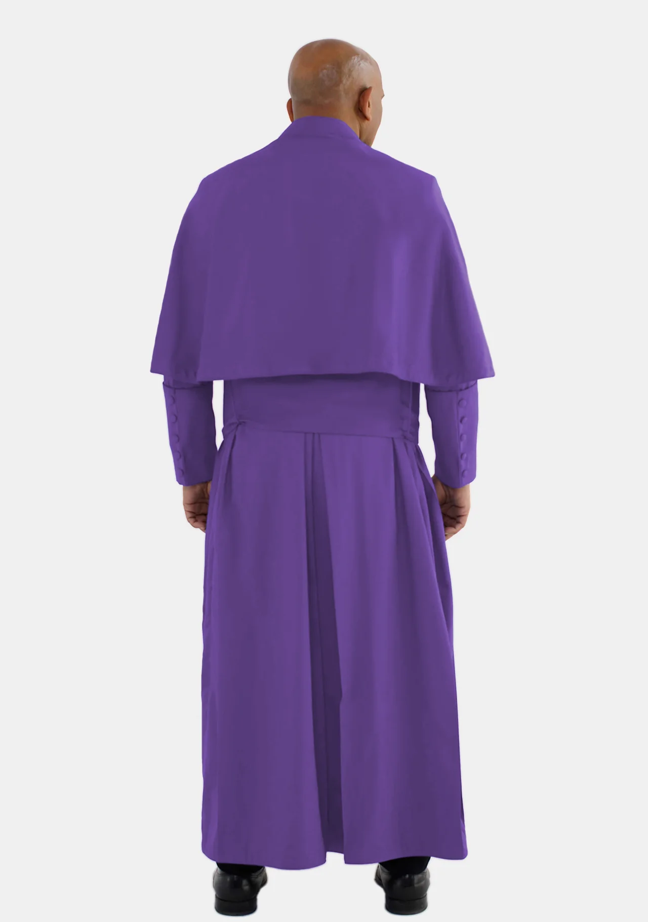 Samuel Cassock for Men Purple with Shoulder Cape - Image 9