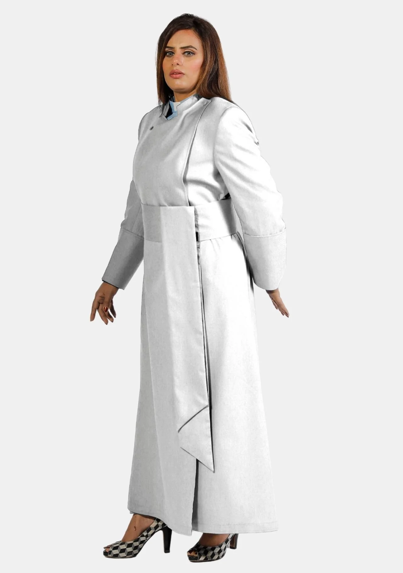 Reverent Women Anglican Cassock – White - Image 3