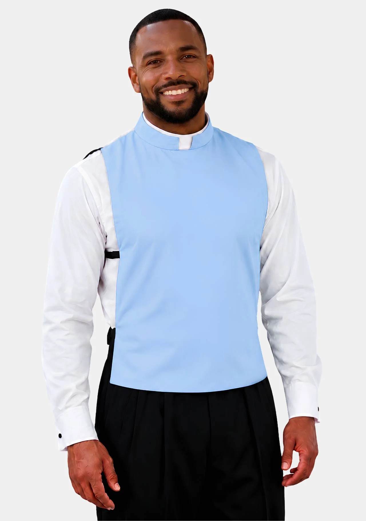 Roman Collar Clergy Shirt Front in Holy Colors - Image 6