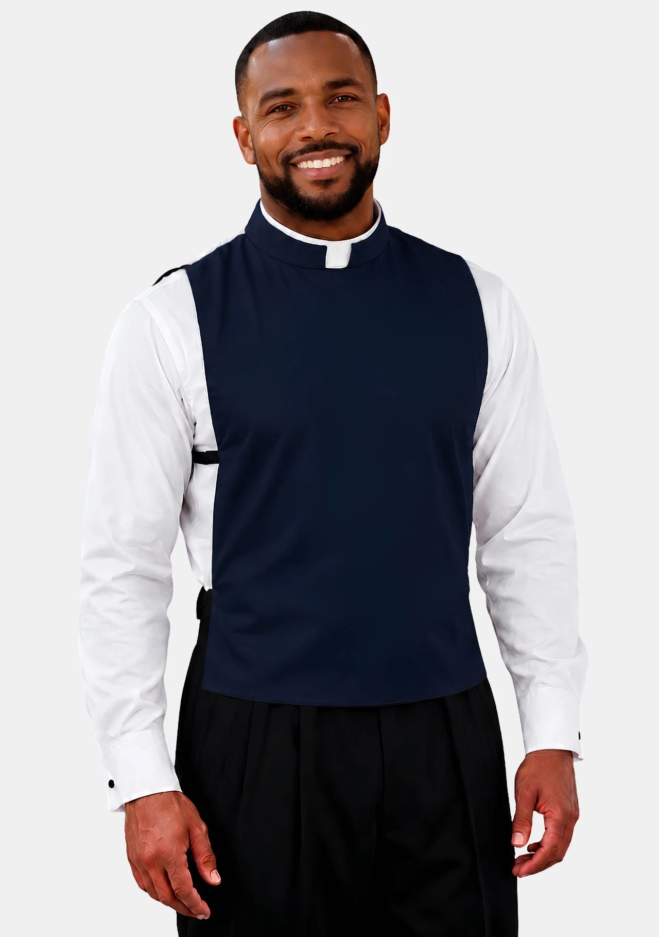 Roman Collar Clergy Shirt Front in Holy Colors - Image 9