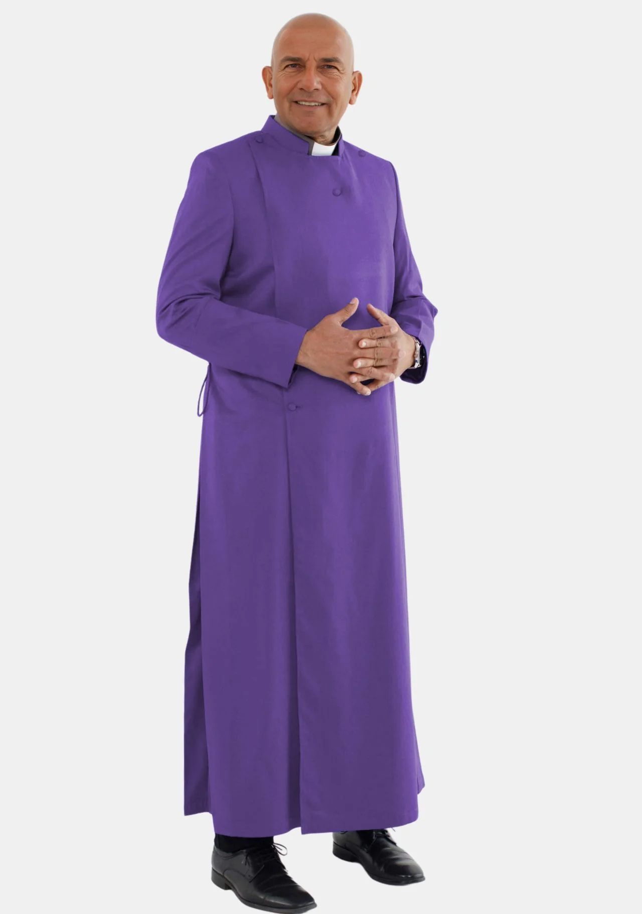 Shiloh Roman Purple Anglican Cassock for Men - Image 2
