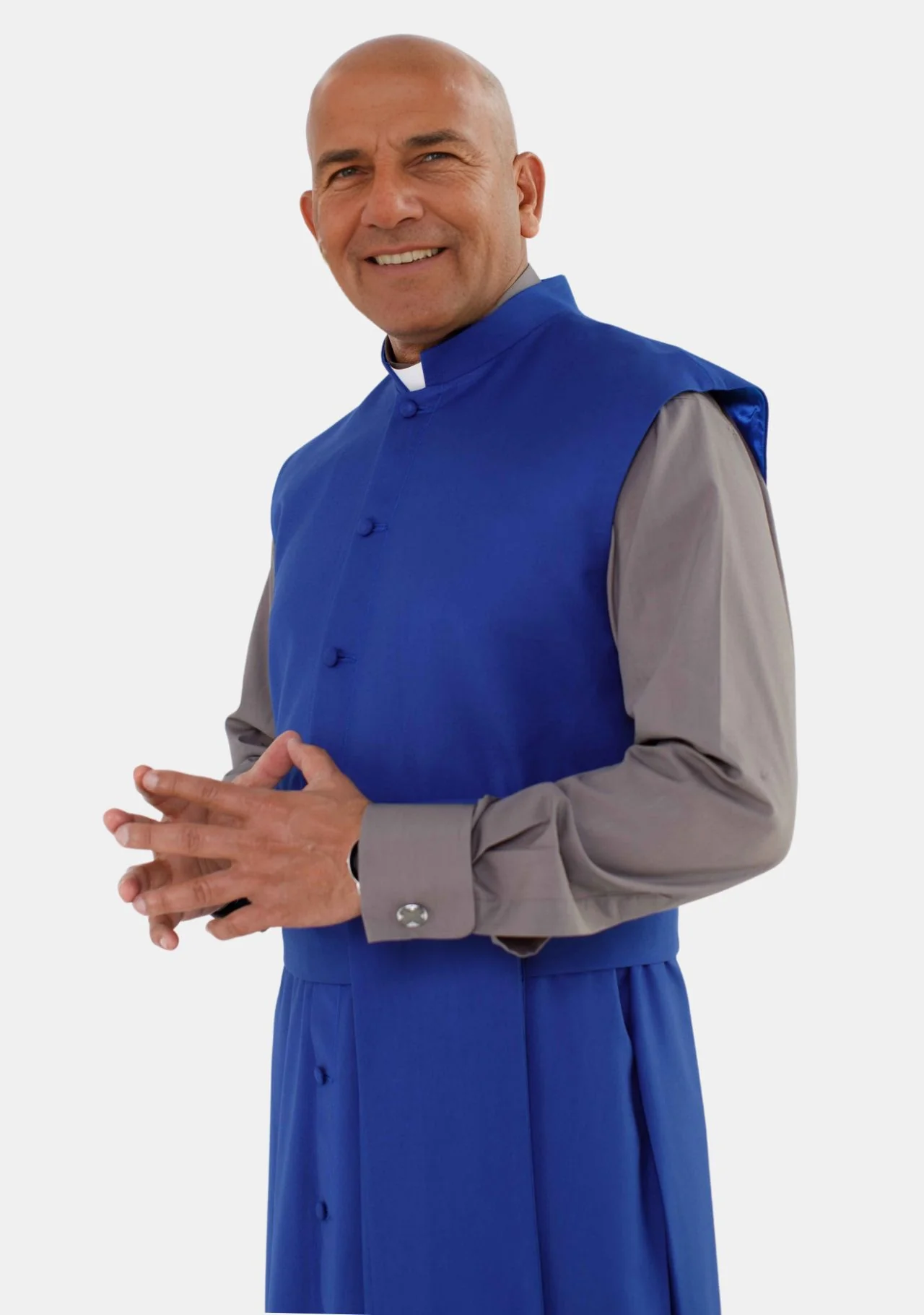 Jethro Sleeveless Clergy Robe Royal Blue - Image 2