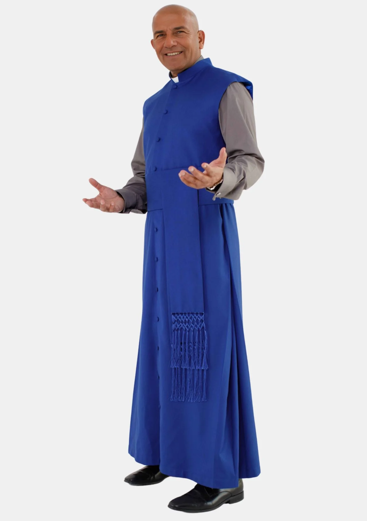 Jethro Sleeveless Clergy Robe Royal Blue - Image 4