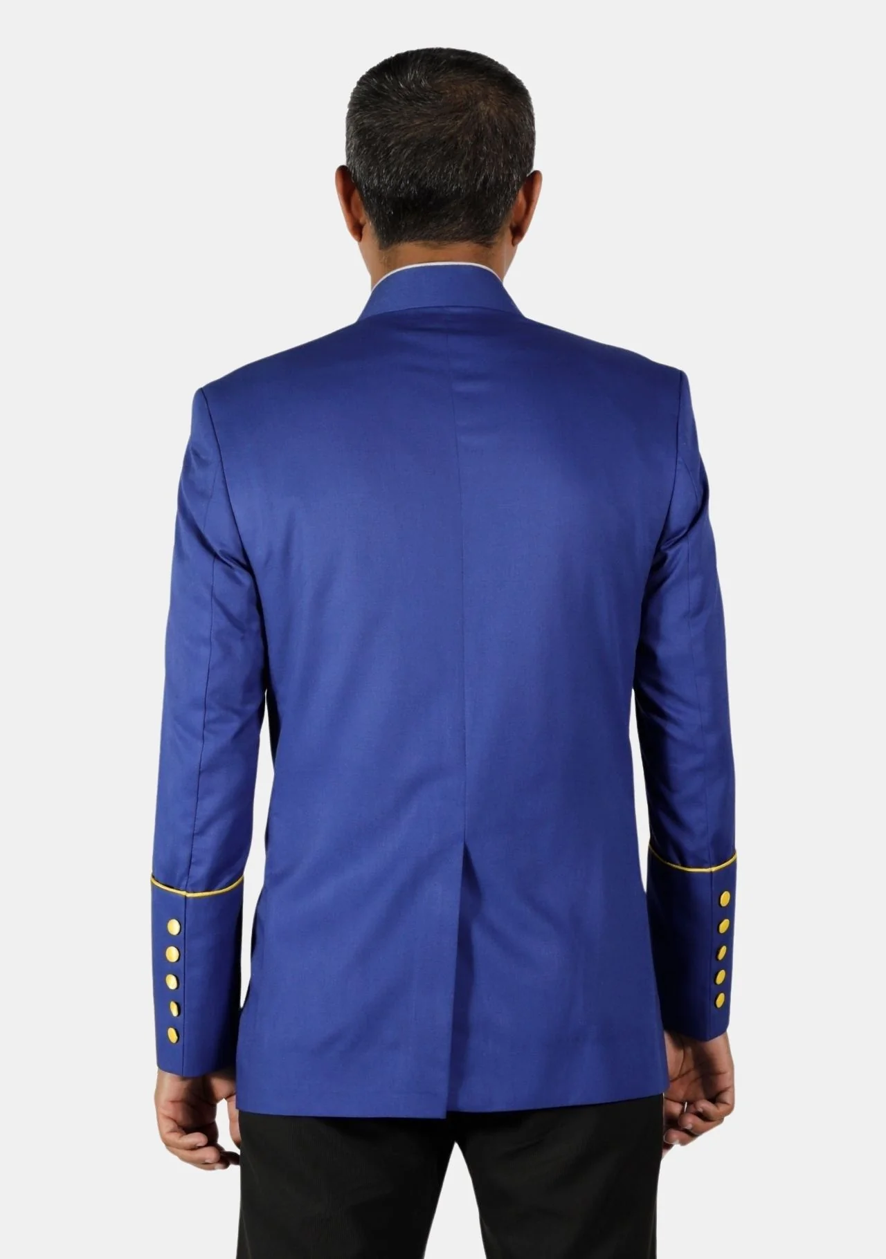 Royal Blue and Gold Cleric Jacket - Image 4