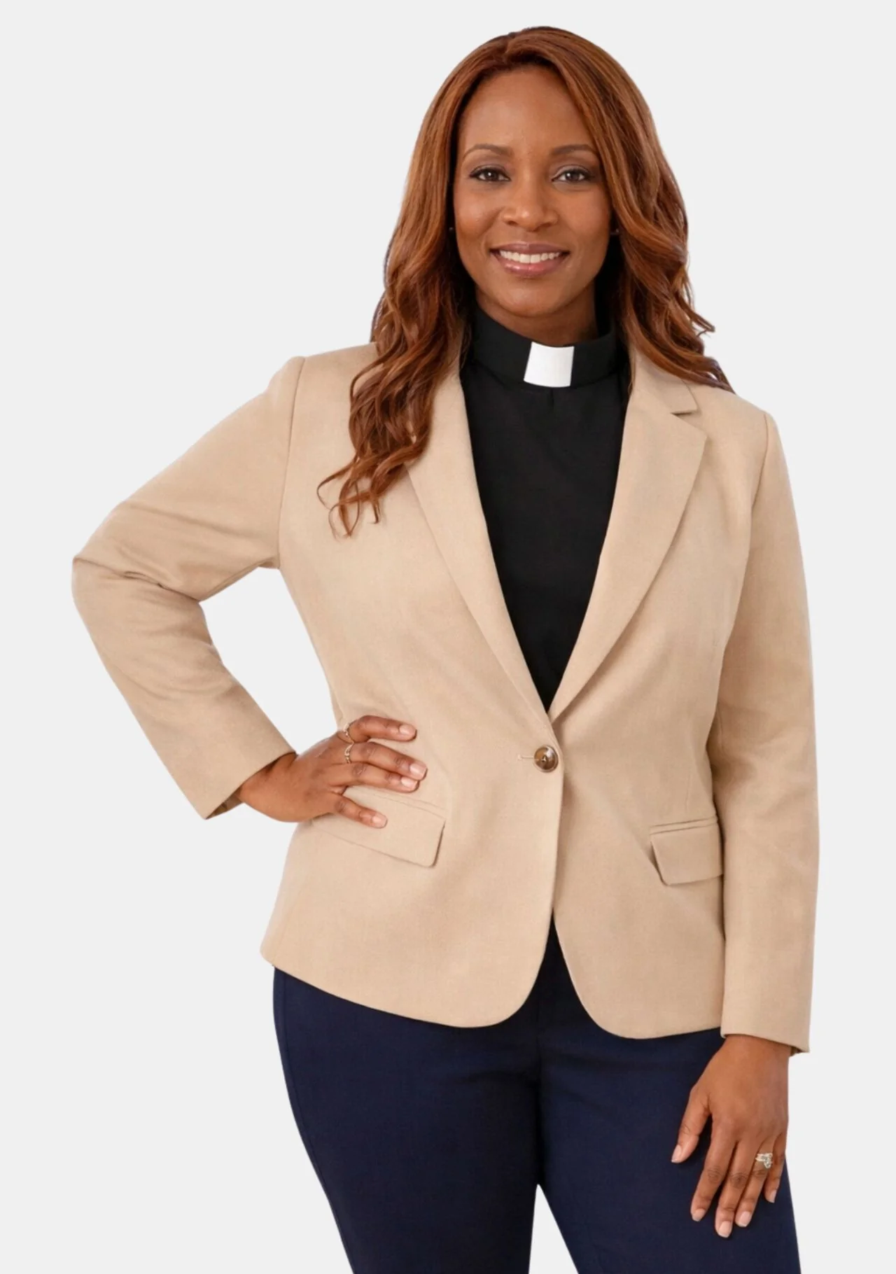 Neriah Tab Collar Clergy Dickey for Women - Image 14