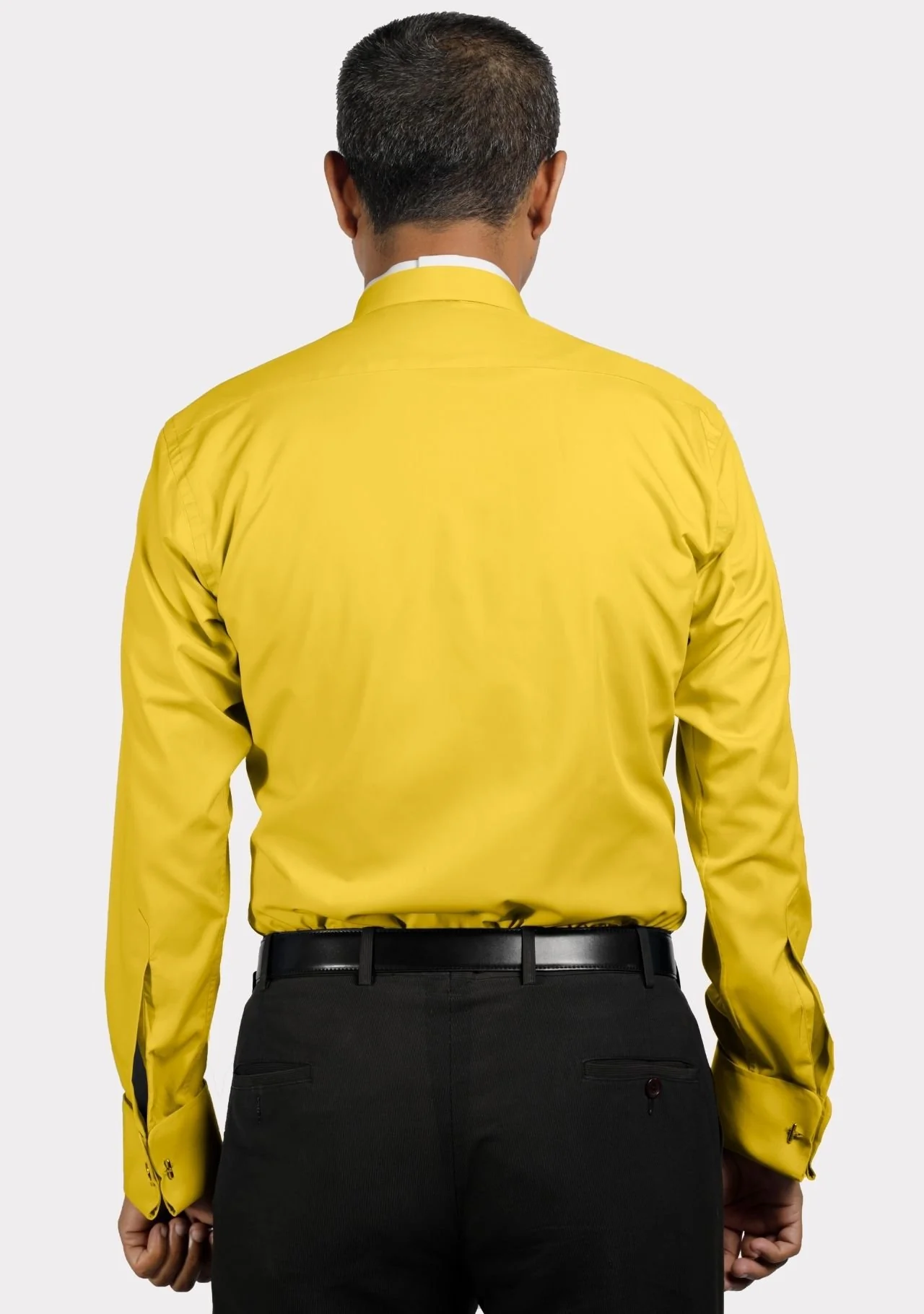Tonsure Collar Gold Clergy Shirt - Image 2