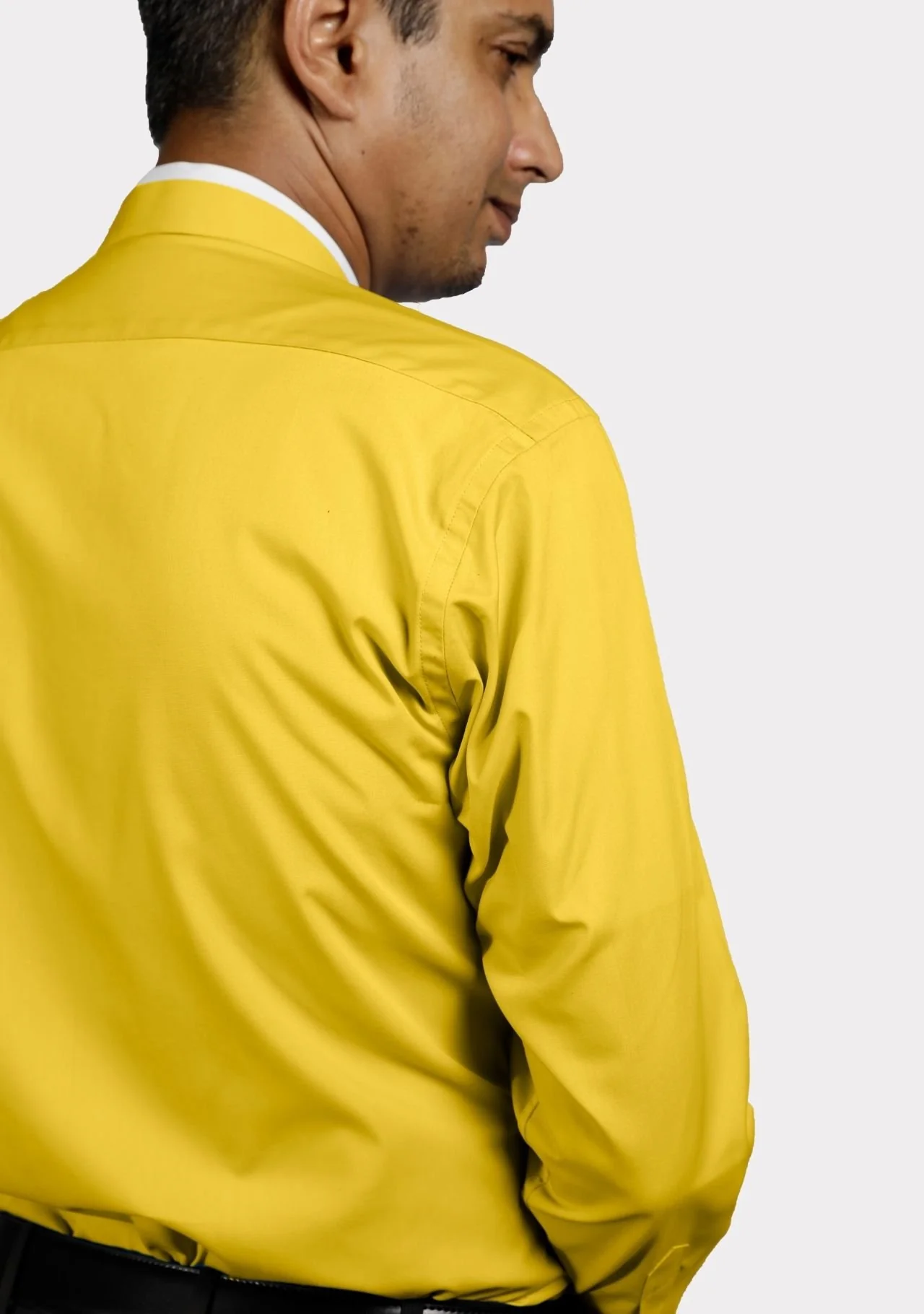 Tonsure Collar Gold Clergy Shirt - Image 3