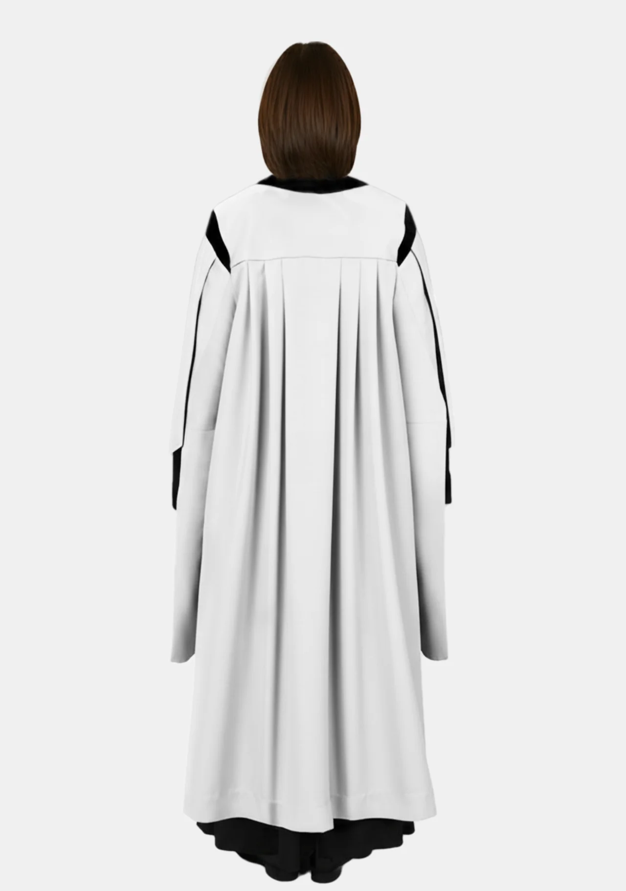 Aurelia Verger Gown for Female with Plain Sleeves - Image 3