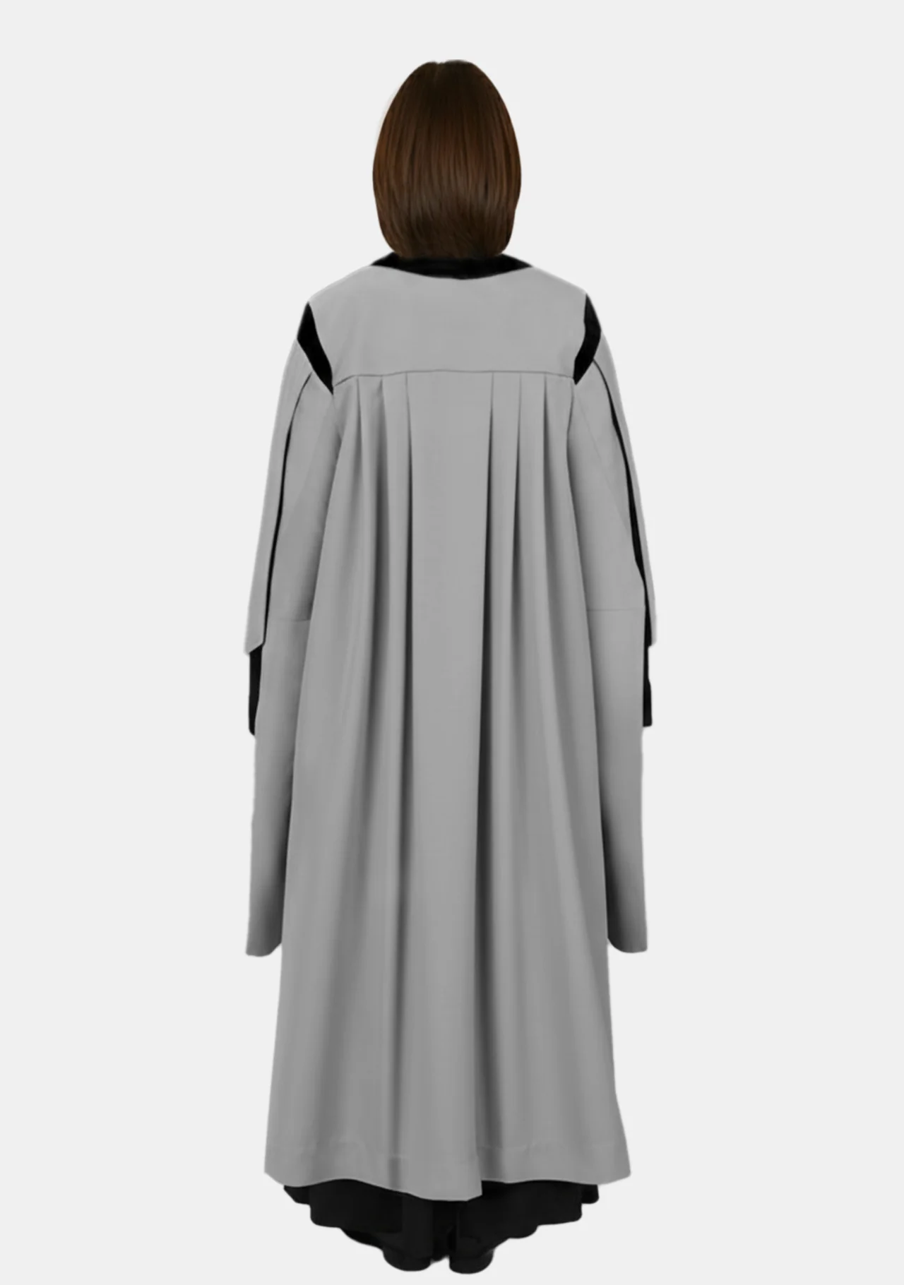 Aurelia Verger Gown for Female with Plain Sleeves - Image 4