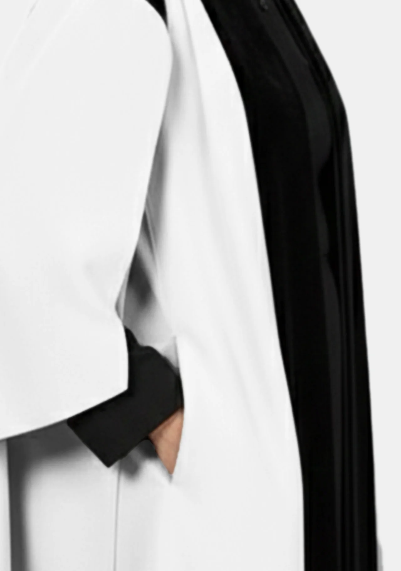 Aurelia Verger Gown for Female with Plain Sleeves - Image 5
