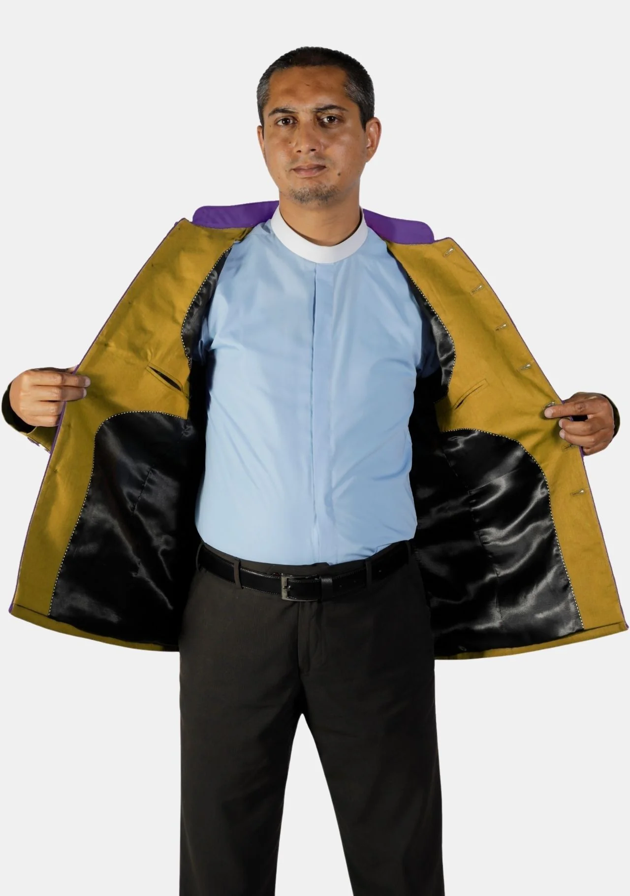Gold and Purple Ministerial Jacket - Image 3