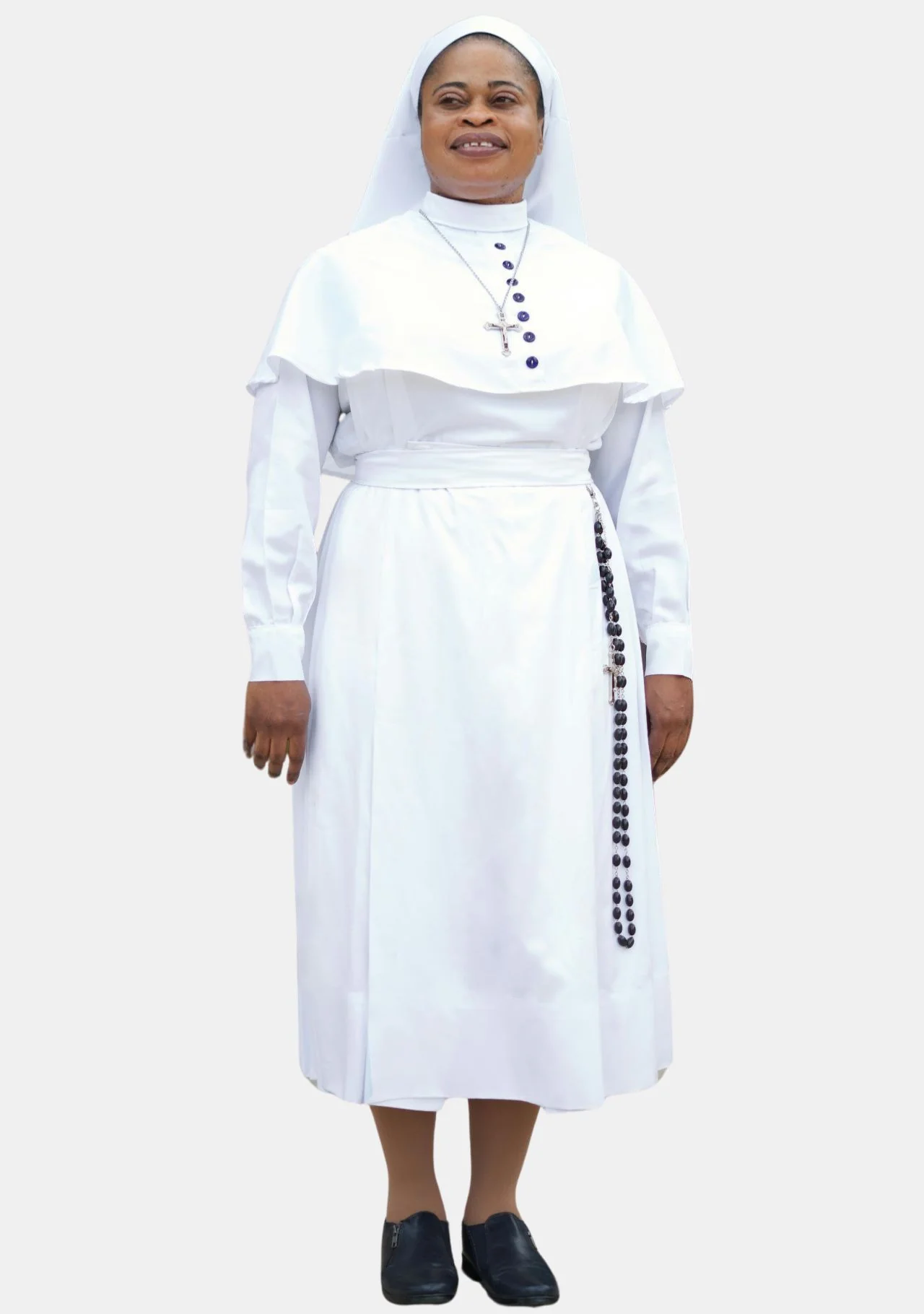 Spiritual White Nun Habit Designed for Devotion - Image 3
