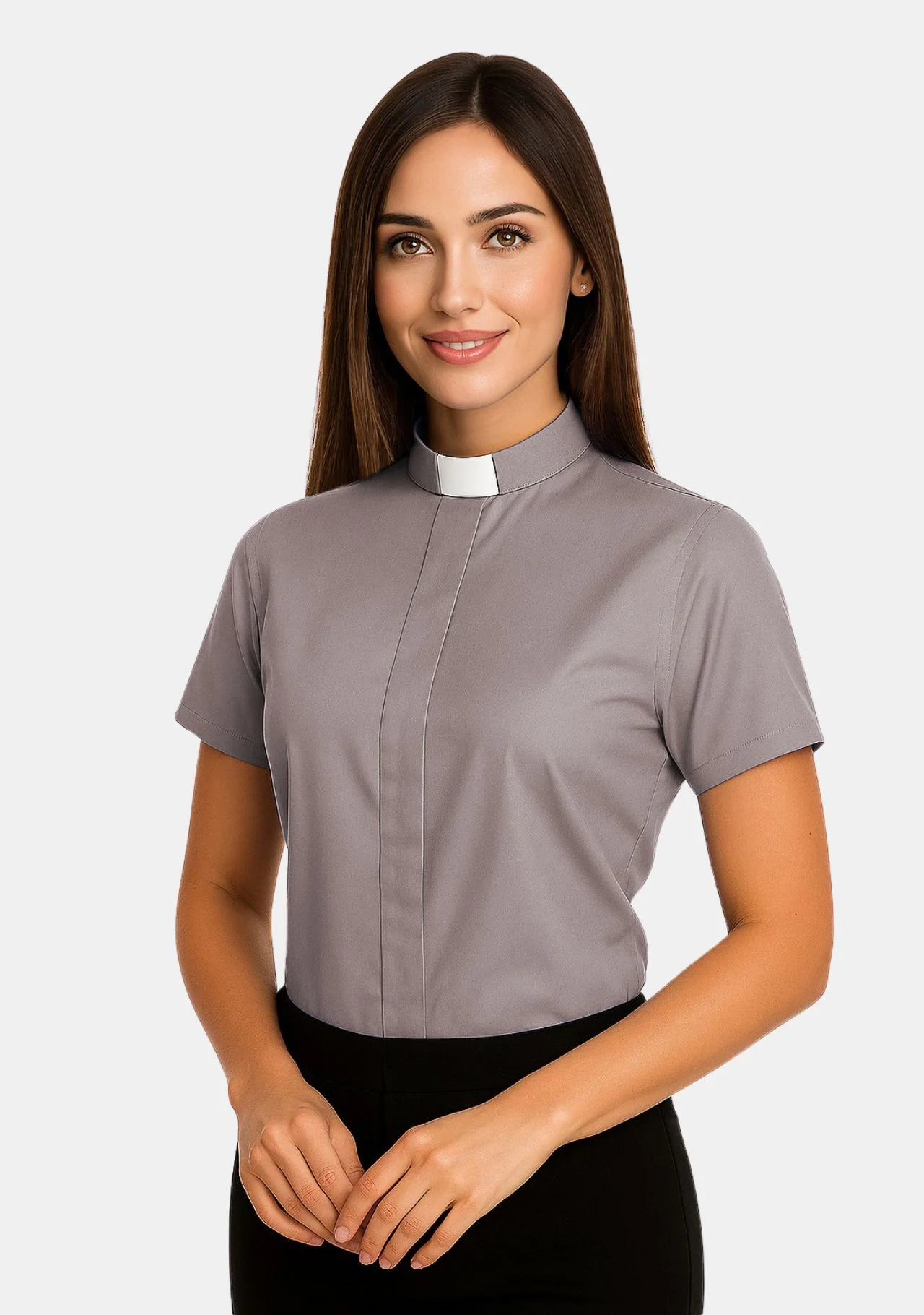 Women's Tab Collar Clergy Shirt - Image 3